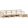 vidaXL 5 Piece Garden Sofa Set Solid Wood Pine