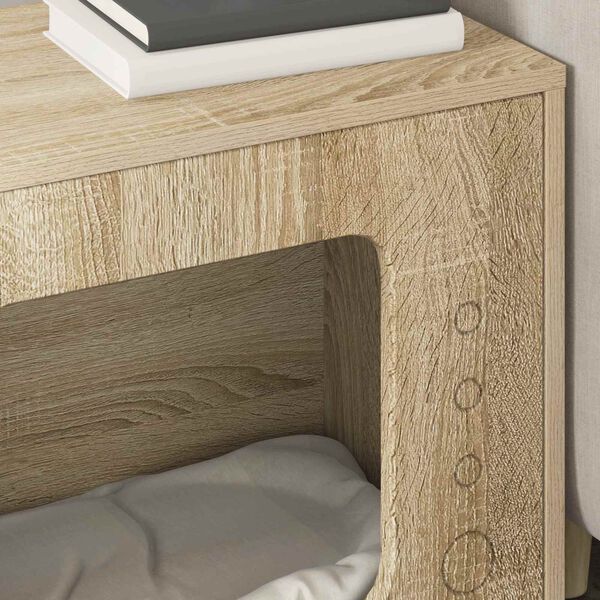 vidaXL Cat House Sonoma 51 x 30 x 42 cm Engineered Wood