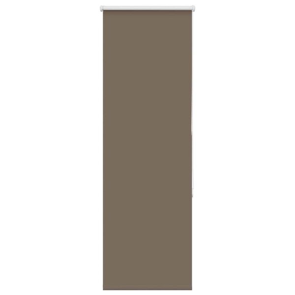 vidaXL Roller Blind Blackout Coffee 45x175 cm Fabric Width 40.7 cm Polyester