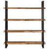 vidaXL 4-Tier Bookcase 160x40x180 cm Rough Mango Wood