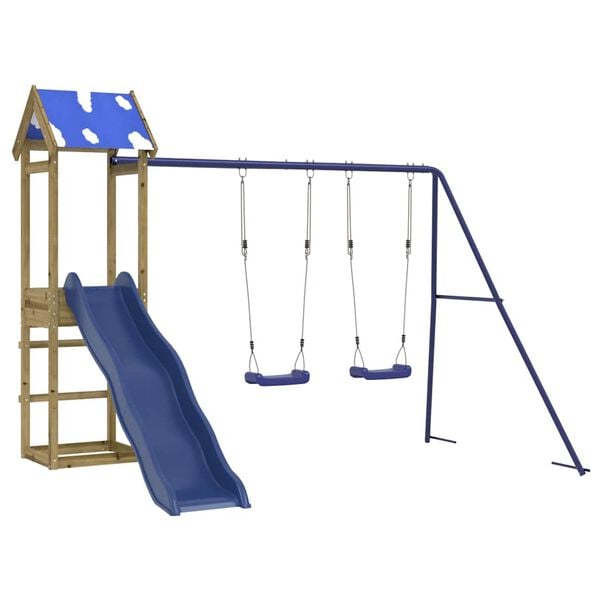 vidaXL Outdoor Playset Impregnated Wood Pine