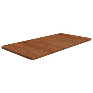 vidaXL Bathroom Countertop Dark Brown 80x40x1.5cm Treated Solid Wood