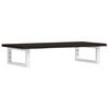 vidaXL Basin Shelf Wall Mounted Steel and Solid Wood Oak