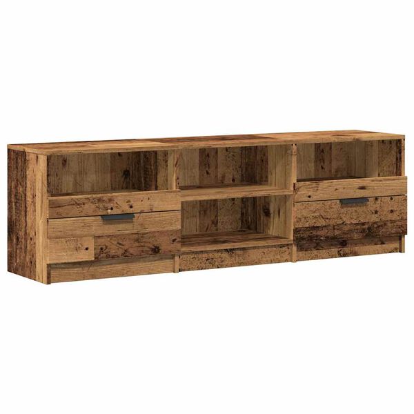 vidaXL TV Cabinet Old Wood 150x33.5x45 cm Engineered Wood