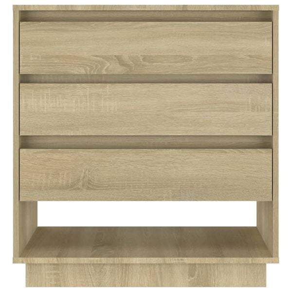 vidaXL Sideboard Sonoma Oak 70x41x75 cm Engineered Wood