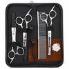 vidaXL 7 Piece Dog Grooming Scissors Set Stainless Steel