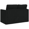 vidaXL Folding Sofa Bed Black 112 x 60 x 55 cm Fabric