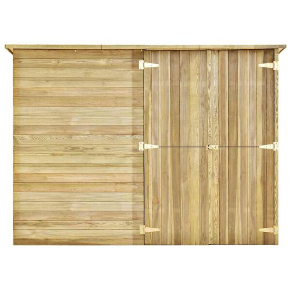 vidaXL Garden Shed House 232x110x170 cm Impregnated Pinewood