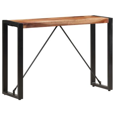 vidaXL Console Table 110x35x76 cm Solid Sheesham Wood