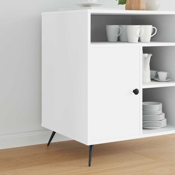 vidaXL Standing Feet 2 pcs Black 56 x 56 x 100 mm Iron