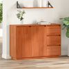 vidaXL Sideboard Brown Oak 111 x 34 x 75 cm Solid Pine Wood