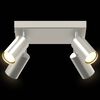 vidaXL Ceiling Spotlight Brushed Nickel 26 x 26 x 16.5 cm Steel