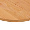 vidaXL Table Top Light Brown 120x60x2 cm Solid Wood Oak Oval