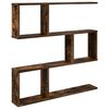 vidaXL Wall Shelf Smoked Oak 80 x 12 x 79.5 cm Engineered Wood