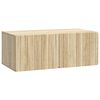 vidaXL Wall-Mounted TV Cabinet 78.5 x 41 x 30 cm Sonoma Oak