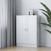 vidaXL Book Cabinet White 82.5x30.5x115 cm Engineered Wood