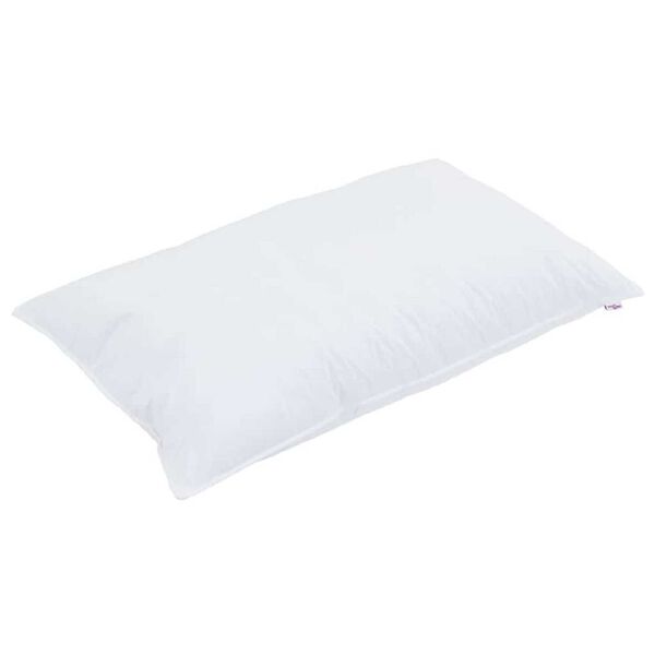 vidaXL Pillow with Pillow White 40 x 80 cm Cotton