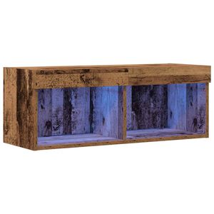 vidaXL TV Cabinet Set 80 x 30 x 30 cm Old wood Engineered Wood