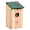 vidaXL Bird Houses 10 pcs Solid Firwood 12x12x22 cm