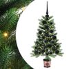 vidaXL Christmas Tree with 150 LEDs with Stand Green 90 cm PE
