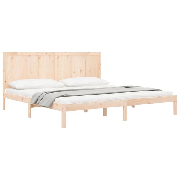 vidaXL Bed Frame without Mattress 200x200 cm Solid Wood Pine