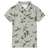 vidaXL Kids'Shirt Light Khaki Melange 116