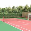 vidaXL Tennis Net Folding Black and Red 494.5 x 90 x 87 cm Polyester