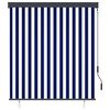 vidaXL Outdoor Roller Blind 140x250 cm Blue and White