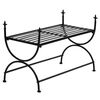vidaXL Bench Vintage Style Metal 83x42x55 cm Black