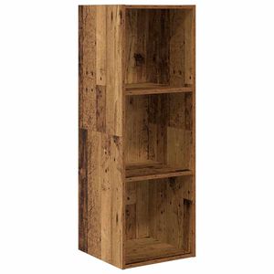 vidaXL TV Cabinet Set Old Wood 37 x 37 x 107 cm Engineered Wood