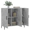 vidaXL Sideboard Concrete Grey 90x34x80 cm Engineered Wood