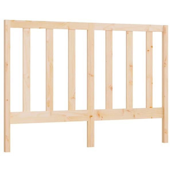 vidaXL Bed Headboard 156x4x100 cm Solid Wood Pine