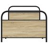 vidaXL Bed Frame Without Mattress 100x200 cm Sonoma Oak Engineered Wood