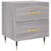 vidaXL Bedside Cabinet Grey Sonoma 40x35x47,5 cm Engineered Wood