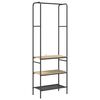 vidaXL Clothes Rack Sonoma Oak 60 x 30 x 171 cm Engineered Wood