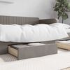 vidaXL Bed Drawers 2 pcs Taupe Engineered Wood and Fabric
