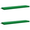 vidaXL Bench Cushions SOEST 2 pcs 100% Polyester Green 170 x 40 x 8 cm