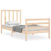 vidaXL Bed Frame without Mattress 90x200 cm Solid Wood Pine