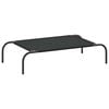 vidaXL Elevated Dog Bed Black 90x50x20 cm Oxford Fabric and Steel