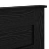 vidaXL Headboard Black Oak 200 cm Engineered wood