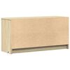 vidaXL TV Cabinet with LED Sonoma Oak 100x34x50 cm Engineered Wood