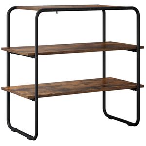 vidaXL Console Table Smoked Oak 60 x 41 x 75 cm Engineered Wood