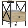 vidaXL Bedside Cabinet 2 pcs Sonoma Oak 41.5 x 40.5 x 55 cm