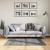 vidaXL Rug HUARTE Short Pile Soft and Washable Anthracite 120x120 cm