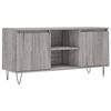 vidaXL TV Cabinet Grey Sonoma 104x35x50 cm Engineered Wood