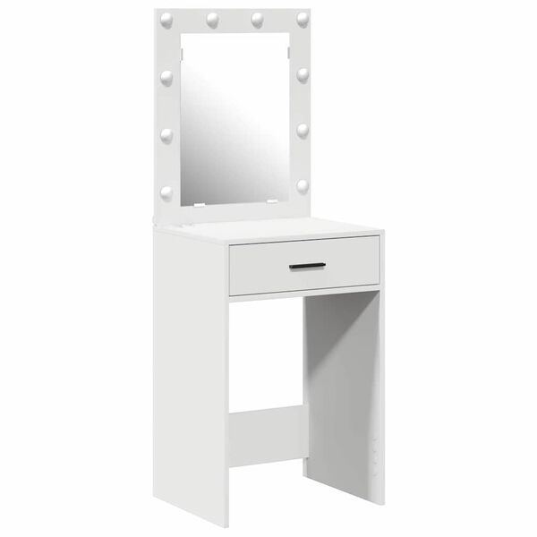 vidaXL Dressing Table White 50 x 41 x 135 cm Engineered wood