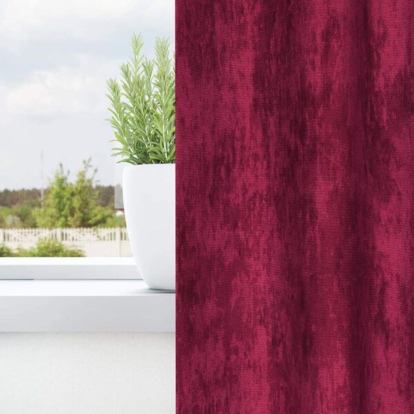 vidaXL Velvet Curtains 2 pcs Wine red 245 x 140 cm Velvet