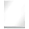vidaXL Wall Mirror with Shelf 50x70 cm Tempered Glass