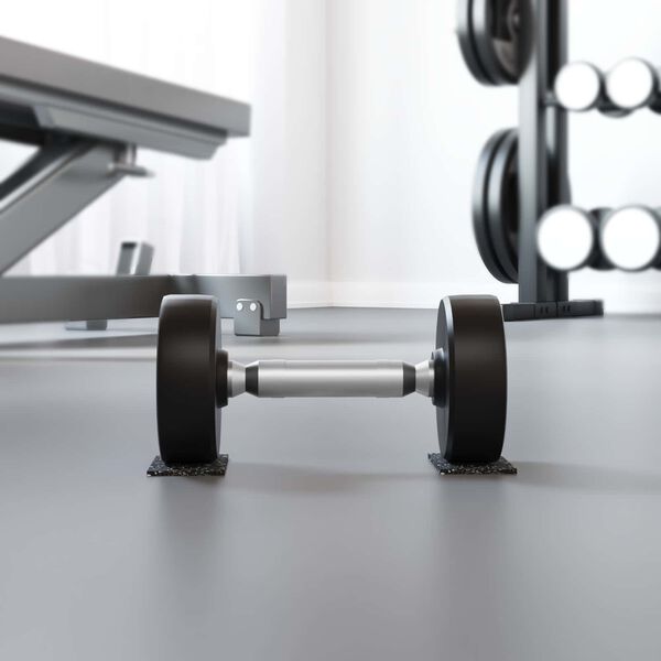 vidaXL Rubber Granulate Roll Black 500 x 10 x 0.3 cm Rubber