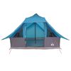 vidaXL Tipi Tent with Roof Blue 364 x 281 x 257 cm Taffeta